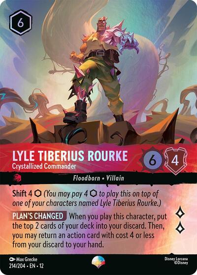 Lyle Tiberius Rourke - Crystallized Commander (Epic) #214 Wilds Unknown