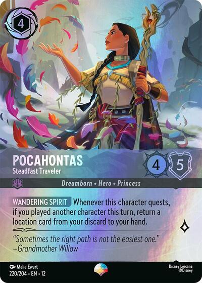 Pocahontas - Steadfast Traveler (Epic) #220 Wilds Unknown