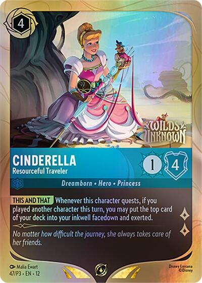 Cinderella - Resourceful Traveler #47 Disney Lorcana Promo Cards