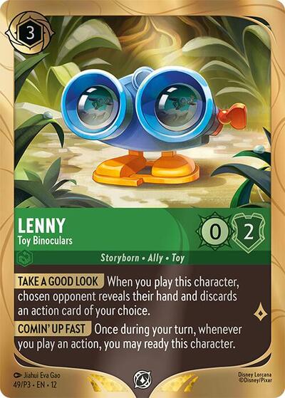 Lenny - Toy Binoculars #49 Disney Lorcana Promo Cards