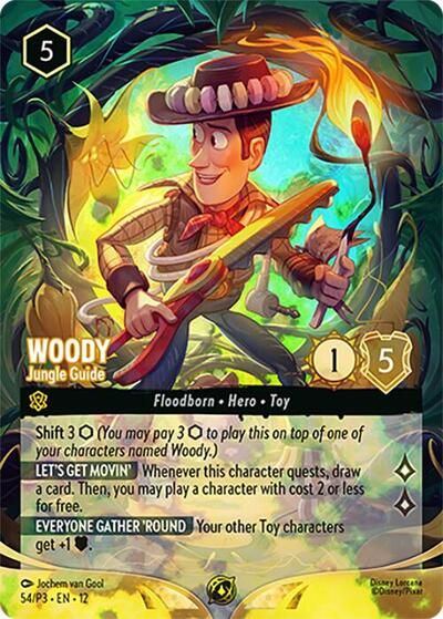 Woody - Jungle Guide (Store Championship) #54 Disney Lorcana Promo Cards