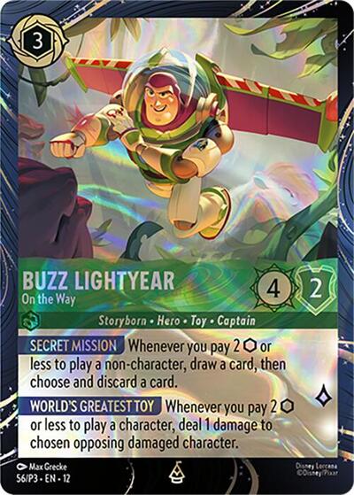 Buzz Lightyear - On the Way #56 Disney Lorcana Promo Cards