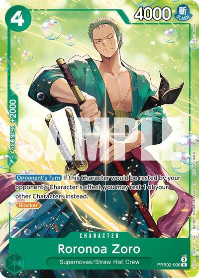 Roronoa Zoro (Welcome Pack 2026 Vol.1) #PRB02-006 One Piece Promotion Cards