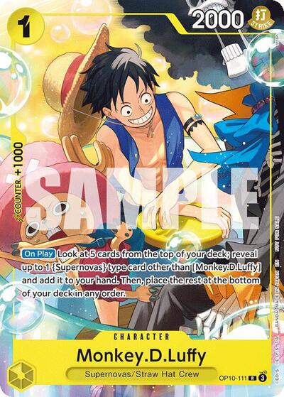 Monkey.D.Luffy (Welcome Pack 2026 Vol.1) #OP10-111 One Piece Promotion Cards
