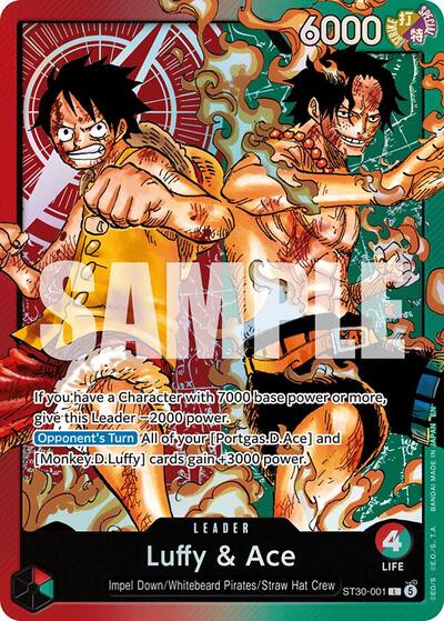 Luffy & Ace #ST30-001 Starter Deck EX: Luffy & Ace