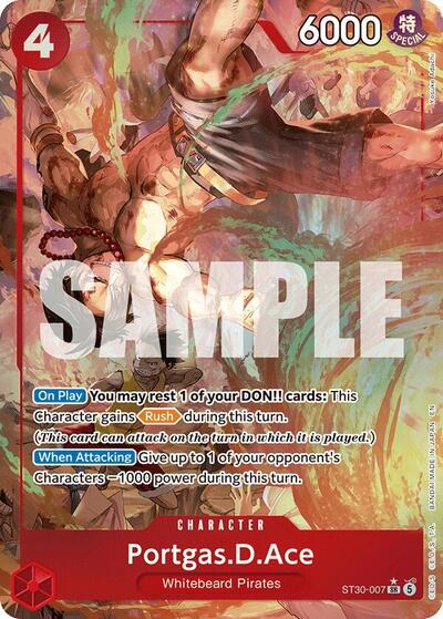 Portgas.D.Ace (Parallel) #ST30-007 Starter Deck EX: Luffy & Ace