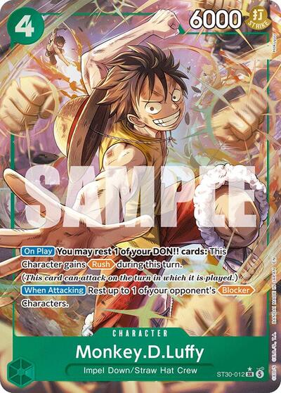 Monkey.D.Luffy (Parallel) #ST30-012 Starter Deck EX: Luffy & Ace