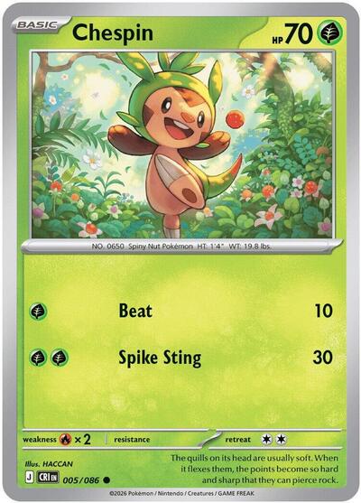 Chespin #5 Chaos Rising