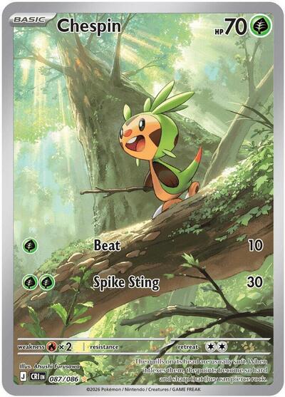 Chespin #87 Chaos Rising