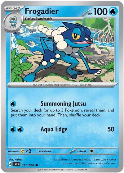 Frogadier #21 Chaos Rising