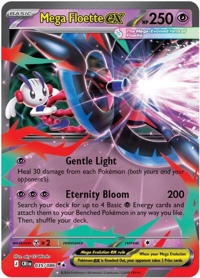 Mega Floette ex #35 Chaos Rising
