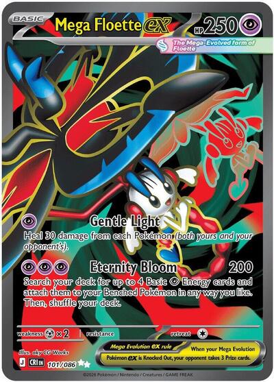 Mega Floette ex #101 Chaos Rising