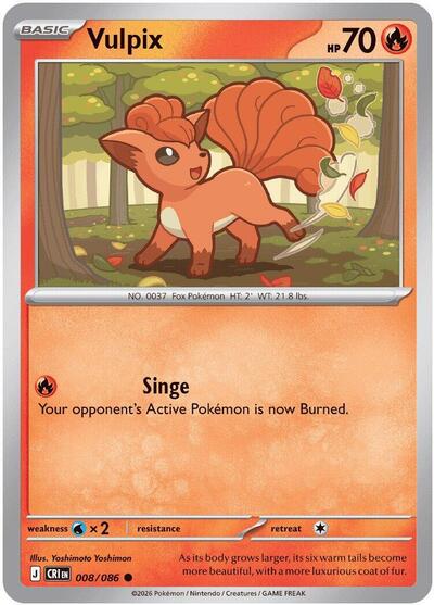 Vulpix #8 Chaos Rising