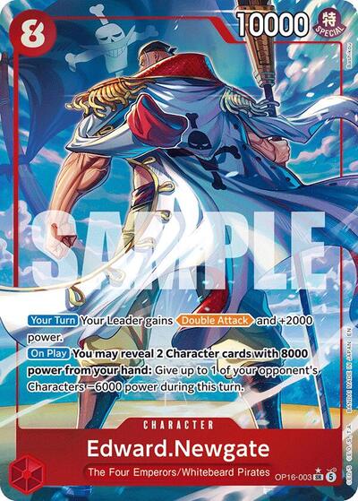 Edward.Newgate (Alternate Art) #OP16-003 The Time of Battle