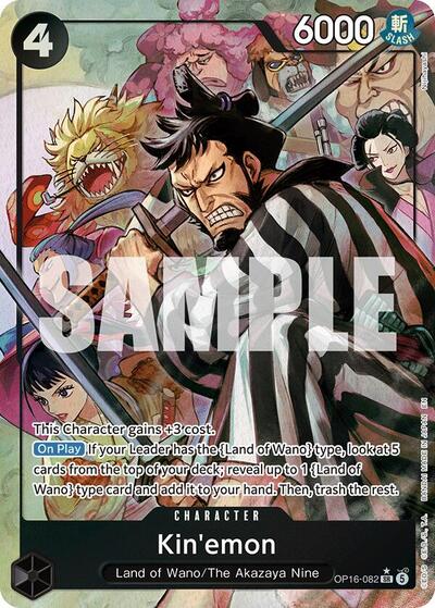 Kin'emon (Alternate Art) #OP16-082 The Time of Battle