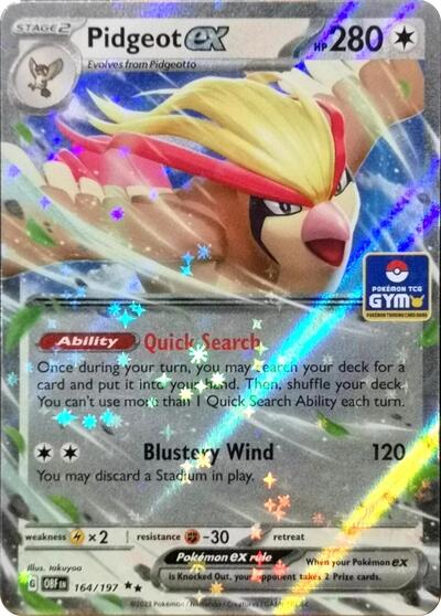 Pidgeot ex #164 Miscellaneous Cards & Products