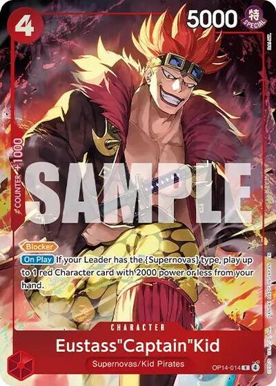Eustass"Captain"Kid (Premium Card Collection -Best Selection Vol. 6-) #OP14-014 One Piece Promotion Cards