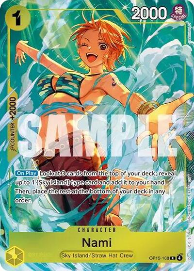 Nami (Premium Card Collection -Best Selection Vol. 6-) #OP15-108 One Piece Promotion Cards
