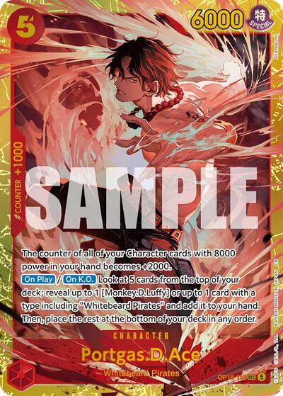 Portgas.D.Ace #OP16-118 The Time of Battle