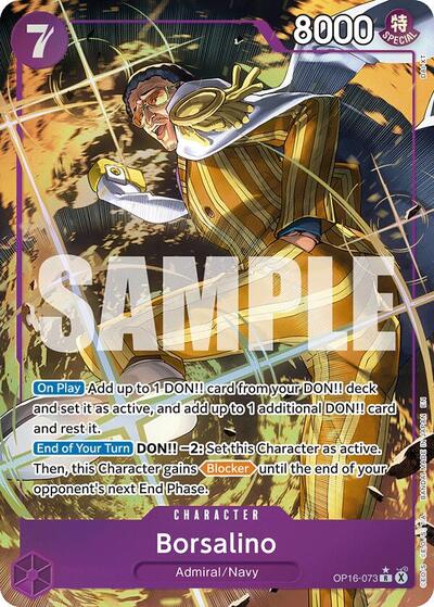 Borsalino (Alternate Art) #OP16-073 The Time of Battle
