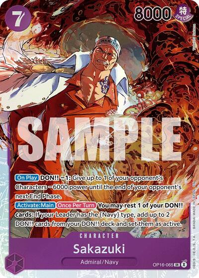 Sakazuki #OP16-065 The Time of Battle