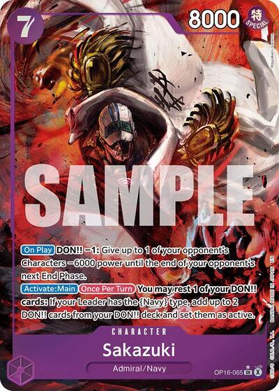 Sakazuki (Alternate Art) #OP16-065 The Time of Battle