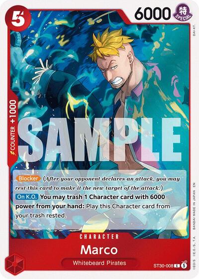 Marco #ST30-008 Starter Deck EX: Luffy & Ace