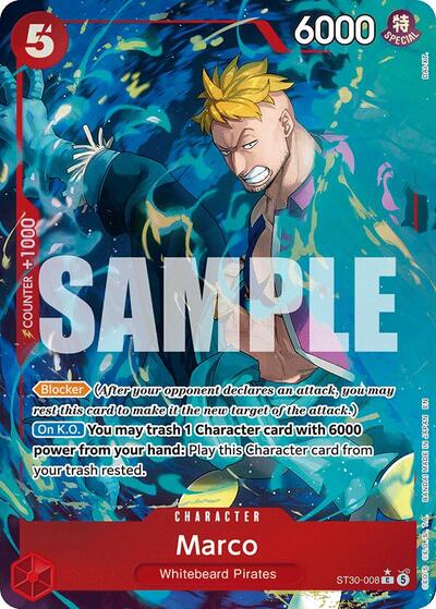 Marco (Full Art) #ST30-008 Starter Deck EX: Luffy & Ace