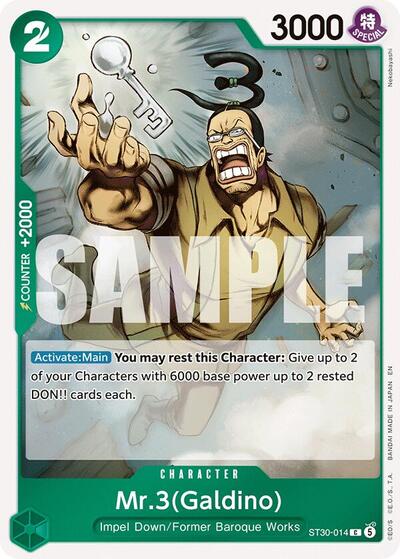 Mr.3(Galdino) #ST30-014 Starter Deck EX: Luffy & Ace