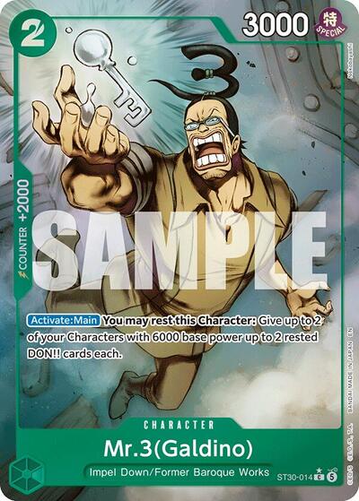 Mr.3(Galdino) (Full Art) #ST30-014 Starter Deck EX: Luffy & Ace