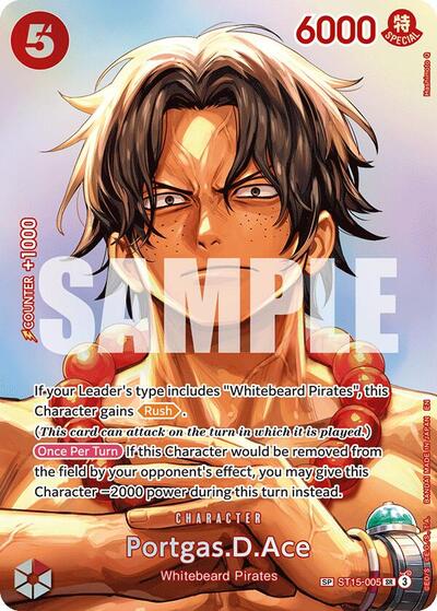 Portgas.D.Ace (SP) #ST15-005 The Time of Battle