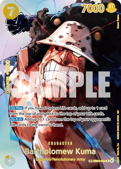 Bartholomew Kuma (SP) #EB04-054 The Time of Battle
