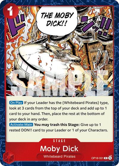 Moby Dick #OP16-021 The Time of Battle