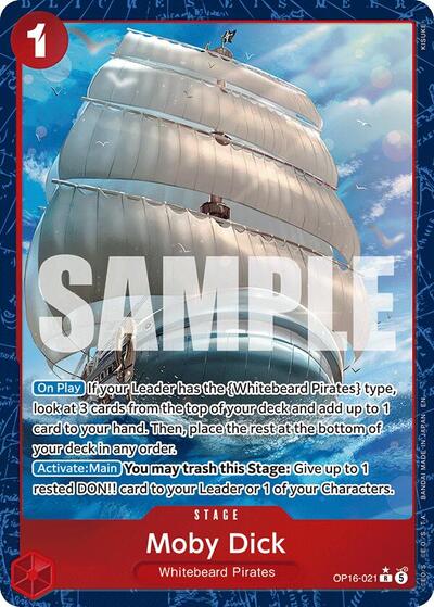 Moby Dick (Alternate Art) #OP16-021 The Time of Battle