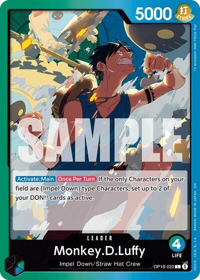 Monkey.D.Luffy #OP16-022 The Time of Battle