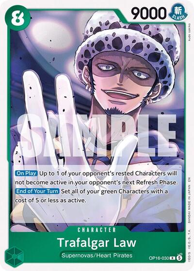 Trafalgar Law #OP16-030 The Time of Battle