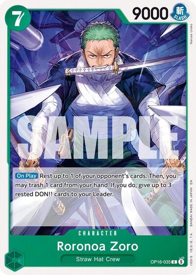 Roronoa Zoro #OP16-035 The Time of Battle