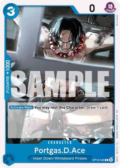 Portgas.D.Ace #OP16-049 The Time of Battle