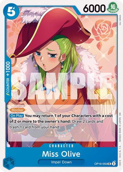 Miss Olive #OP16-050 The Time of Battle