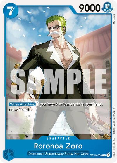Roronoa Zoro #OP16-053 The Time of Battle