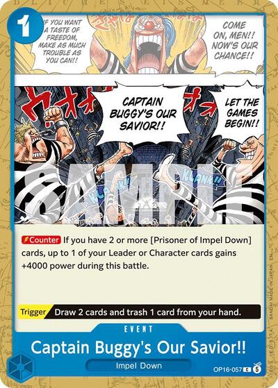 Captain Buggy's Our Savior!! #OP16-057 The Time of Battle