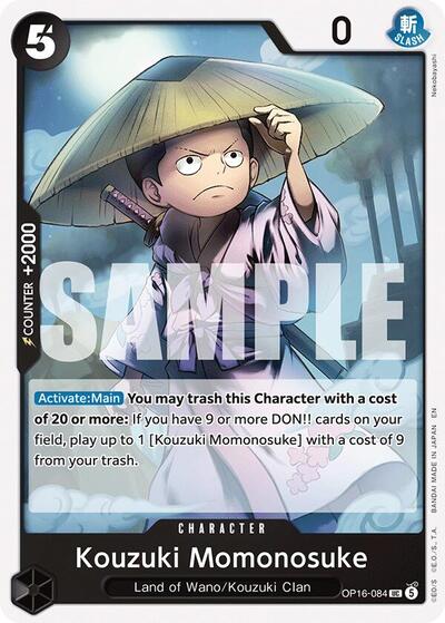 Kouzuki Momonosuke #OP16-084 The Time of Battle