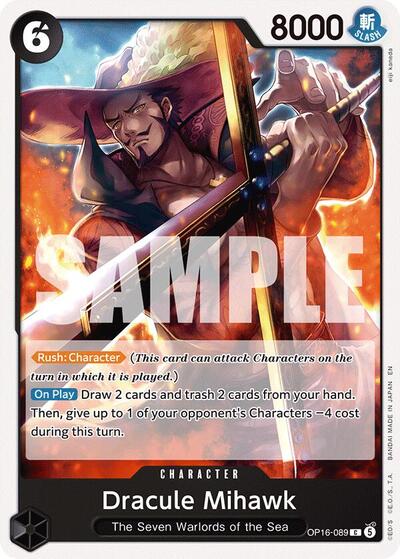 Dracule Mihawk #OP16-089 The Time of Battle