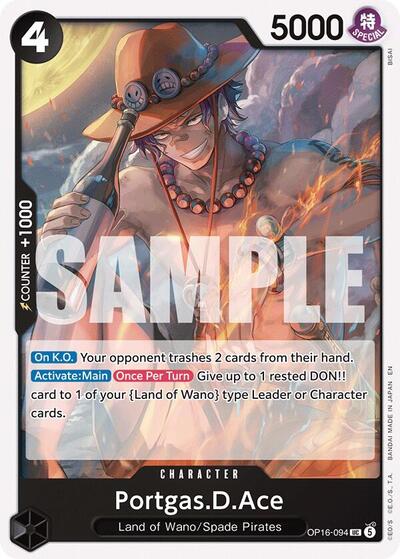 Portgas.D.Ace #OP16-094 The Time of Battle