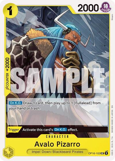 Avalo Pizarro #OP16-102 The Time of Battle