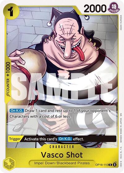 Vasco Shot #OP16-110 The Time of Battle