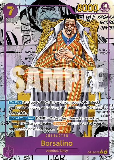 Borsalino (Manga) #OP16-073 The Time of Battle