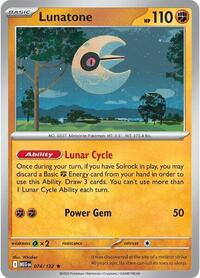 Lunatone #74 Deck Exclusives