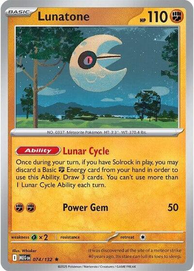 Lunatone #74 PSA 10