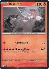 Reshiram #17 Blister Exclusives